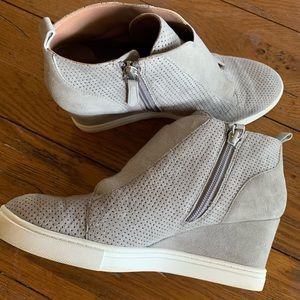 Linea Paolo Rock Perforated Suede Bootie